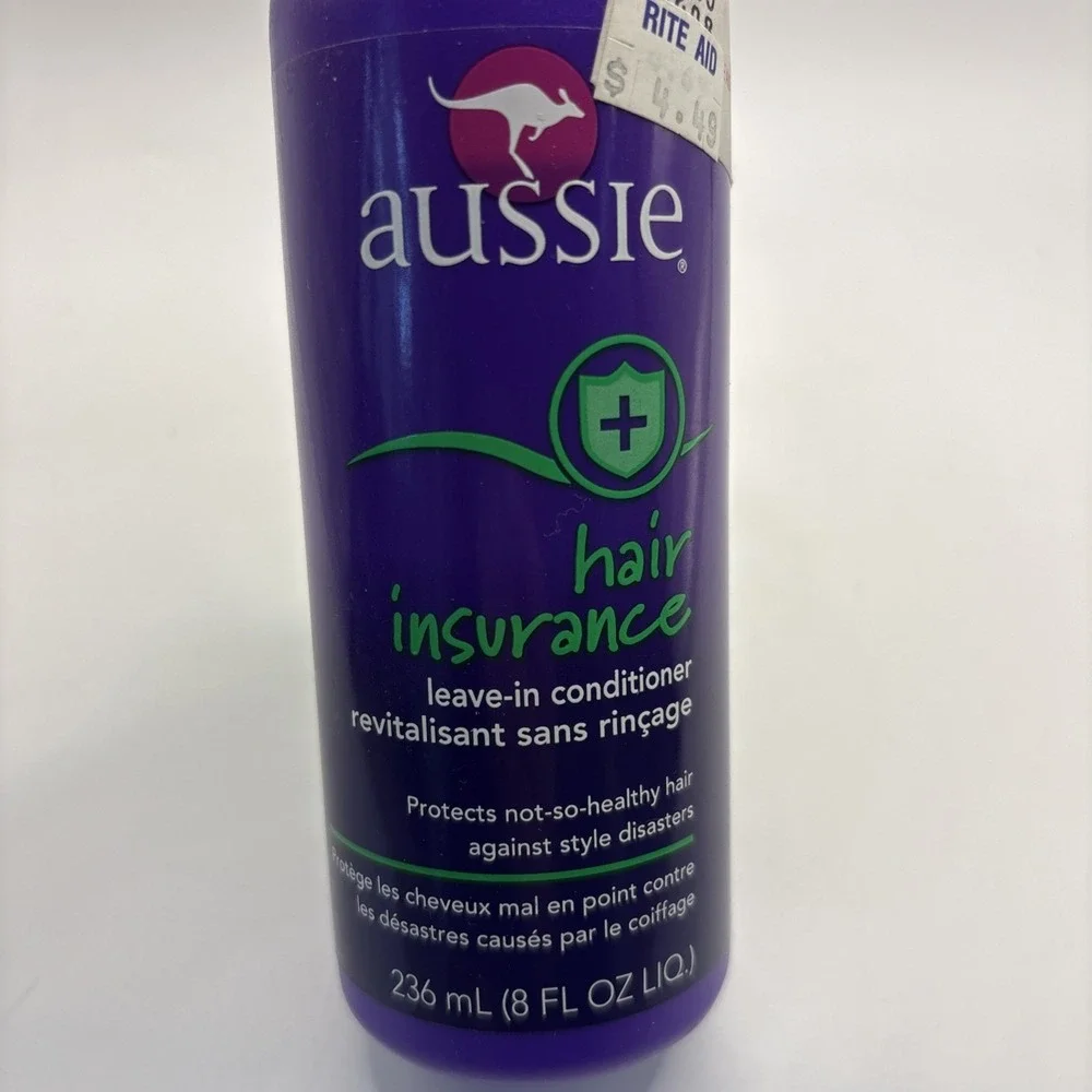 Vtg Aussie Hair Insurance Leave In Conditioner 8.0 Fl Oz Original Formula NOS